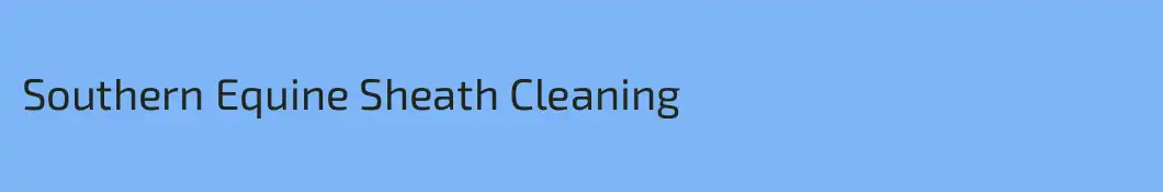 Southern Equine Sheath Cleaning 